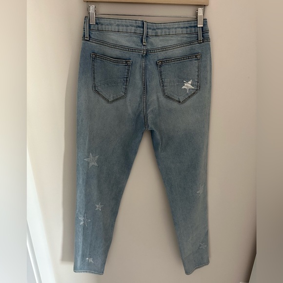 Driftwood Jackie High Rose star print jeans size 28 - Picture 4 of 4